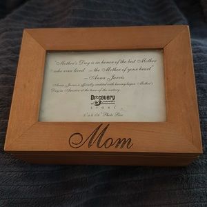 - Wooden Mom Trinket Box with frame Discovery Channel Store